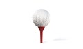 Golf Ball On Tee Royalty Free Stock Photo