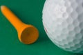 Golf Ball and Tee Royalty Free Stock Photo