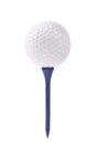 Golf Ball and Tee Royalty Free Stock Photo