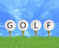 Golf Balls Sign