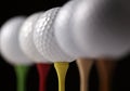 Golf Balls And Tees Royalty Free Stock Photo