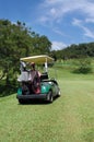 Golf buggy Royalty Free Stock Photo