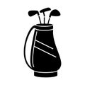 Golf Caddy Vector Royalty Free Stock Photo