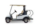 Golf cart golfcart isolated on white background Royalty Free Stock Photo