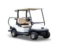 Golf cart golfcart isolated on white background Royalty Free Stock Photo