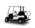 Golf cart golfcart isolated on white background Royalty Free Stock Photo