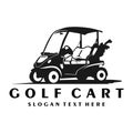 Golf cart logo icon design Royalty Free Stock Photo