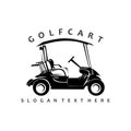 Golf cart logo vector illustration vector Royalty Free Stock Photo