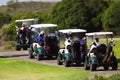 Golf carts Royalty Free Stock Photo