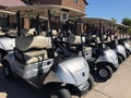 Golf Carts Royalty Free Stock Photo