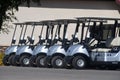 Golf Carts Royalty Free Stock Photo