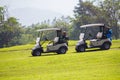 Golf carts Royalty Free Stock Photo