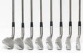 Golf club angle on white background. Royalty Free Stock Photo