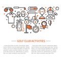 Golf Club Banner or Header Template