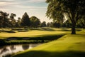 Golf club course. Generate Ai Royalty Free Stock Photo