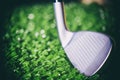 Golf Club head macro Royalty Free Stock Photo