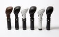 Golf Club Headcovers against White Royalty Free Stock Photo