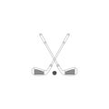 Golf Club icon. Vector illustration isolated on white background. Line style Royalty Free Stock Photo