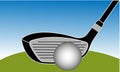 Golf Club Iron Vector Illustration Royalty Free Stock Photo