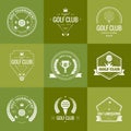 Golf Club Logo Royalty Free Stock Photo