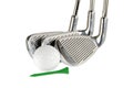 Golf Clubas and ball Royalty Free Stock Photo