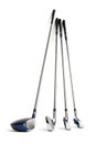 Golf clubs Royalty Free Stock Photo