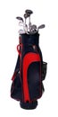 Golf clubs bag Royalty Free Stock Photo