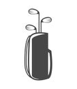 golf clubs bag Royalty Free Stock Photo
