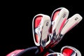 Golf clubs Royalty Free Stock Photo