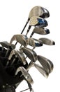 Golf Clubs on white Royalty Free Stock Photo