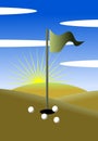 Golf course Royalty Free Stock Photo