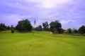 At a golf course Royalty Free Stock Photo