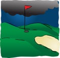 Golf course Royalty Free Stock Photo