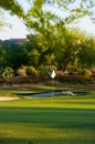 Golf course in the Arizona desert Royalty Free Stock Photo