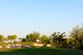 Golf course in the Arizona desert Royalty Free Stock Photo