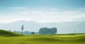 Golf course in Attersee Royalty Free Stock Photo