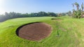 Golf Course Beach Hole Putting Green Summer