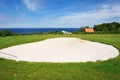 Golf course on Bornholm island Royalty Free Stock Photo