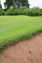 Golf Course bunker Royalty Free Stock Photo