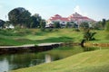 Golf course and club house
