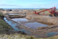 Golf Course Construction. Royalty Free Stock Photo