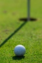 Golf course detail Royalty Free Stock Photo