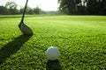 Golf course detail Royalty Free Stock Photo
