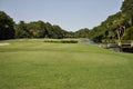 Golf course fairway Royalty Free Stock Photo