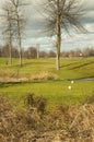 Golf course in fall