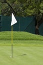 Golf Course Flag - Hole Marker - Pin Royalty Free Stock Photo