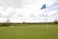 Golf course flag Royalty Free Stock Photo