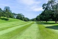 Golf Course Fairway Trees Scenic Landscape Royalty Free Stock Photo