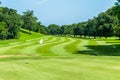 Golf Course Hole Flagstick Fairway Landscape Royalty Free Stock Photo