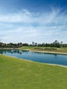 Golf Course lake Royalty Free Stock Photo